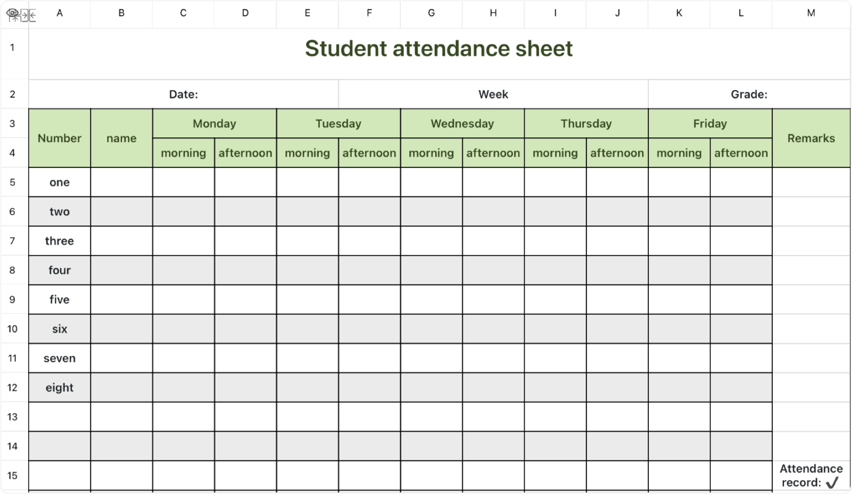 Student timesheets 1 1